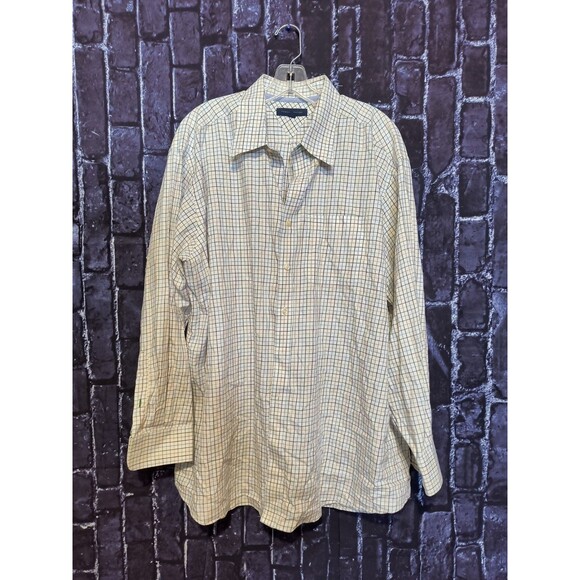 Tommy Hilfiger Other - Tommy Hilfiger Custom Fit Button Up Shirt Mens XXL Tattersall Check Point Collar